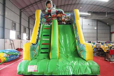 中国 遊園地の幼児の膨脹可能なスライド、足のパトロールの主題の爆発のスライド 工場