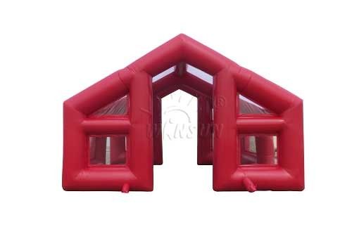 赤い色の膨脹可能なでき事のテント、防水大きい爆発のテント サプライヤー
