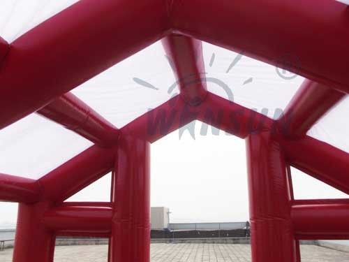 赤い色の膨脹可能なでき事のテント、防水大きい爆発のテント