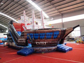 中国 10x6x3m/サイズをカスタマイズしましたの海賊船様式の膨脹可能な乾燥したスライドは 工場