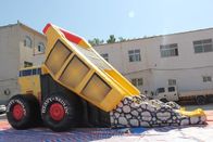 ポリ塩化ビニールの物質的な子供の膨脹可能なスライドの修理用キットとの重いダンプ トラックの形 サプライヤー