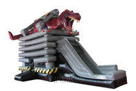 恐竜の装飾En14960が付いている二重線の縫われた膨脹可能な跳ね上がりの家 サプライヤー