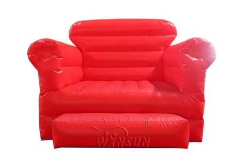 赤いソファーの作られる膨脹可能なモデル防水ポリ塩化ビニールの防水シート サプライヤー