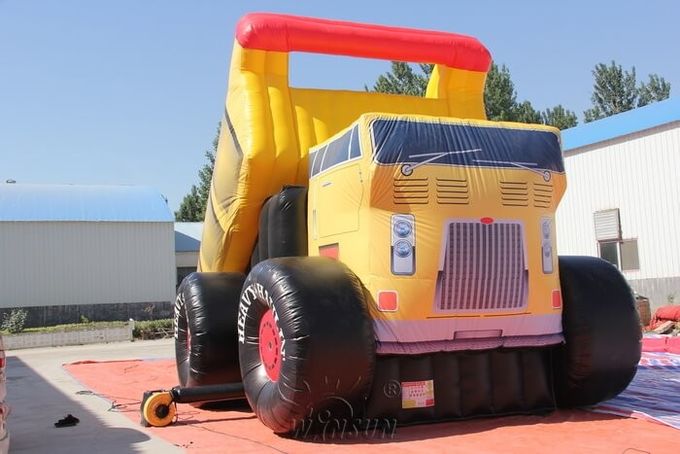 ポリ塩化ビニールの物質的な子供の膨脹可能なスライドの修理用キットとの重いダンプ トラックの形